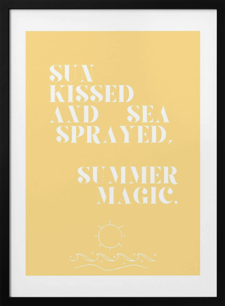 Summer magic, Quote + Illustration | Poster