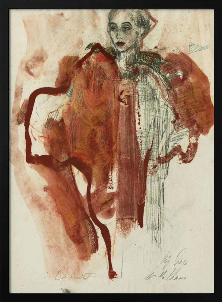 Evokative menschliche Figur | Poster