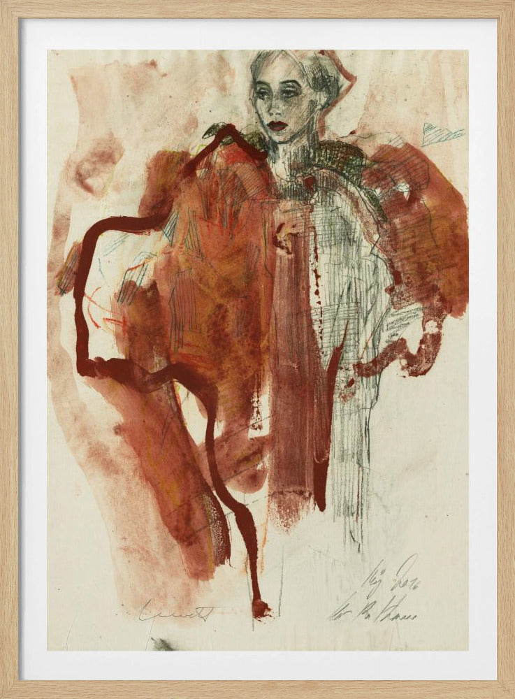 Evokative menschliche Figur | Poster