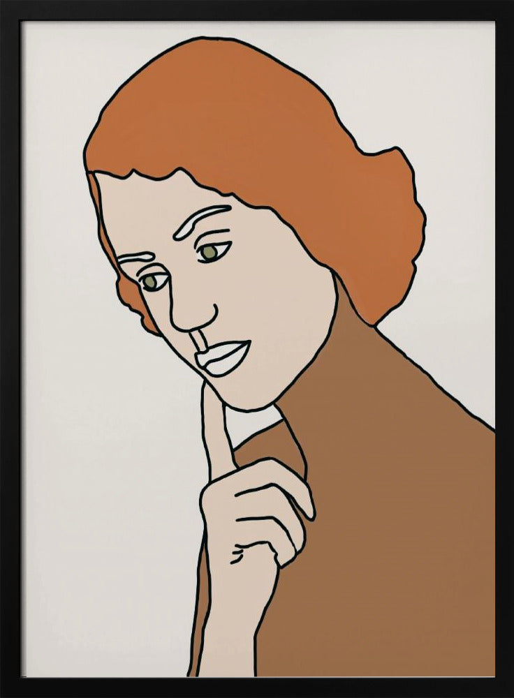 Denkende Frau | Poster