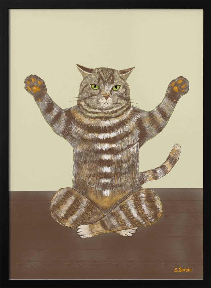 Yoga-Katze | Poster