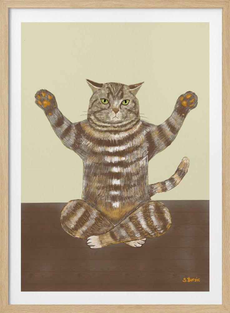 Yoga-Katze | Poster
