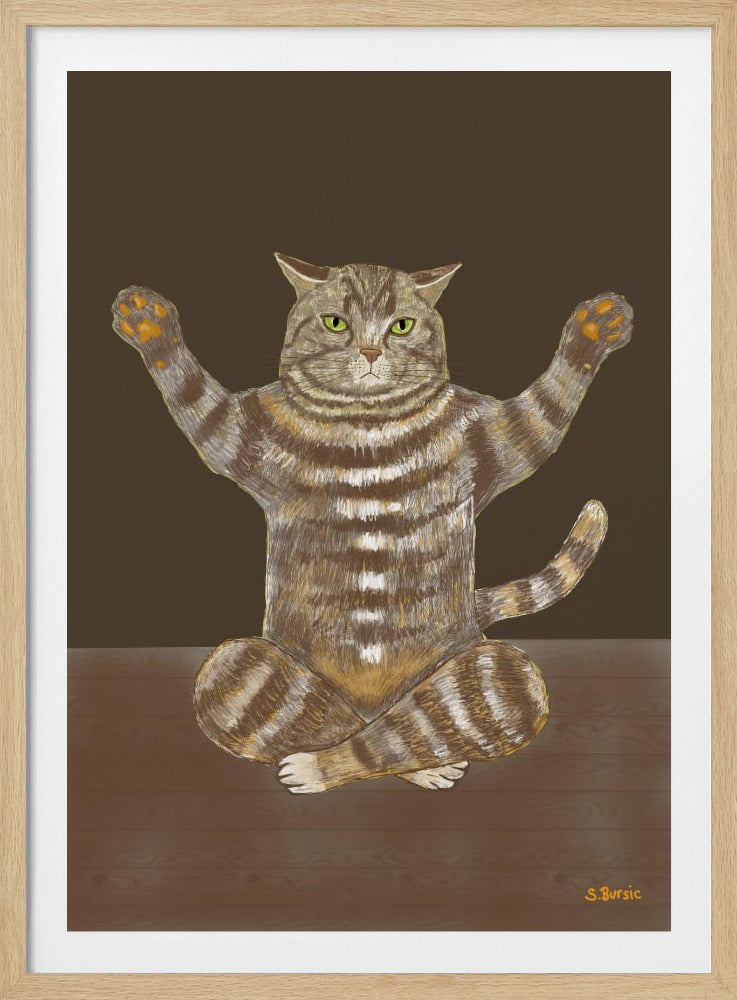 Yoga-Katze | Poster