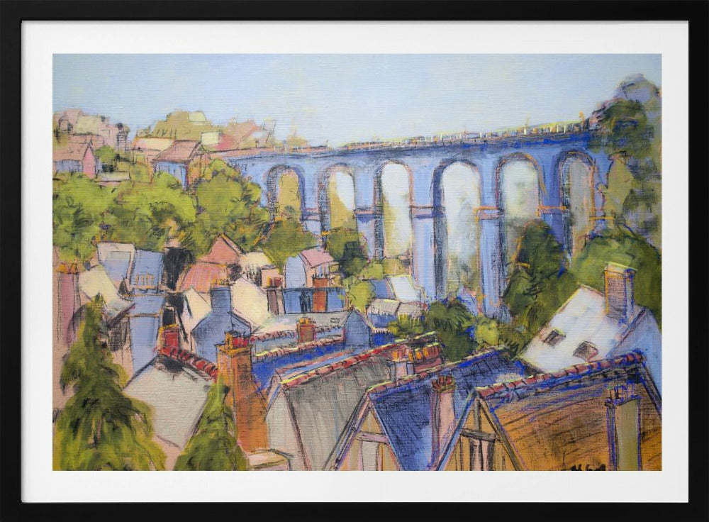 Village Rooftops | Poster
