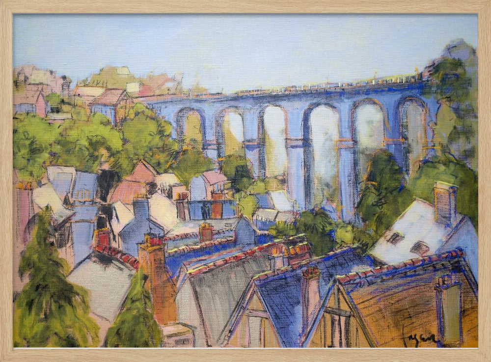 Village Rooftops | Poster
