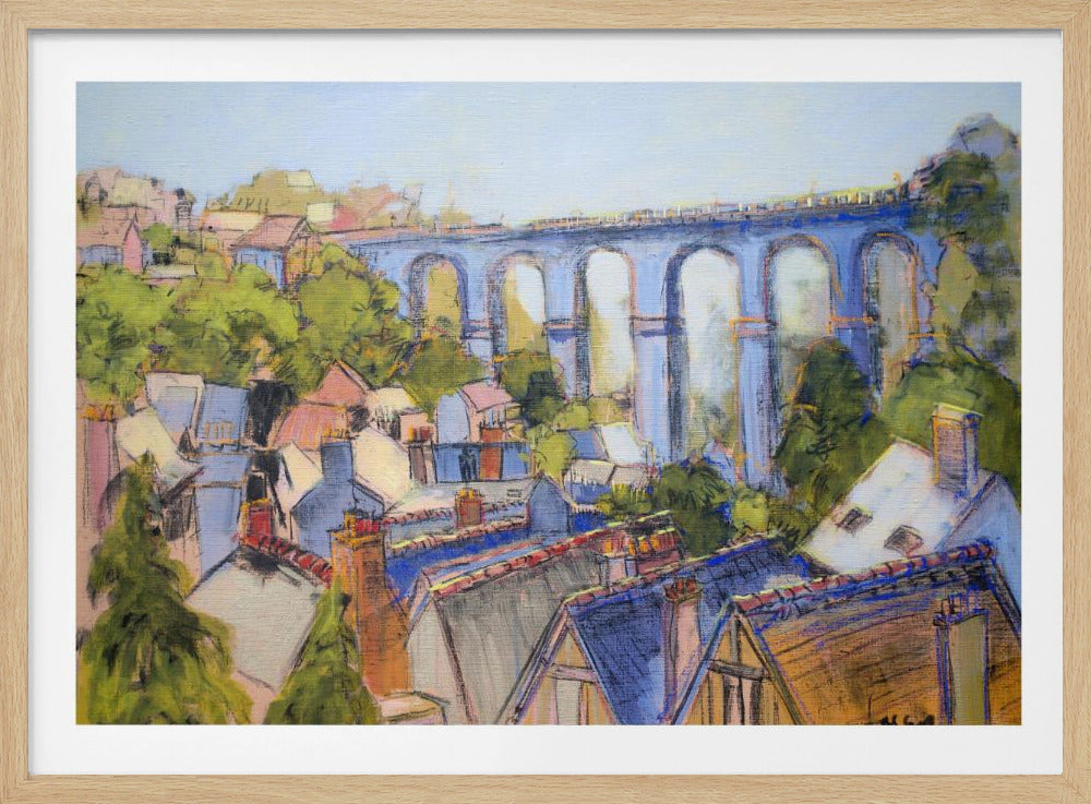 Village Rooftops | Poster