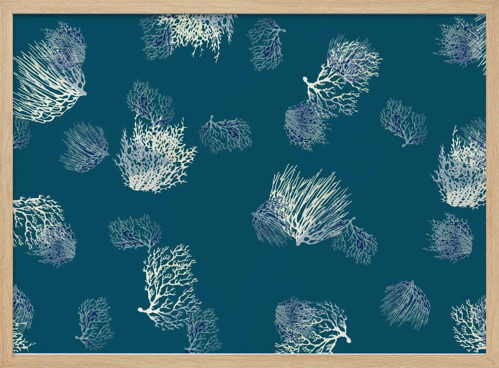 Blue Coral Mix | Poster