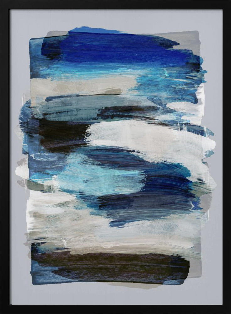 Abstract Brush Strokes 78Y | Poster