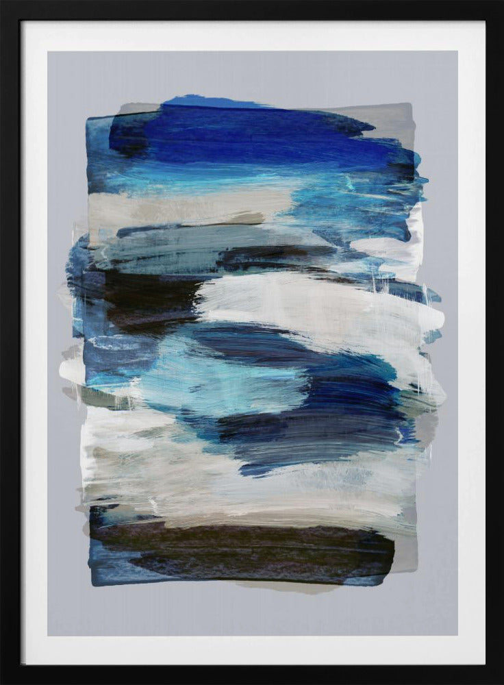 Abstract Brush Strokes 78Y | Poster