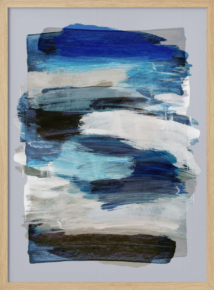 Abstract Brush Strokes 78Y | Poster