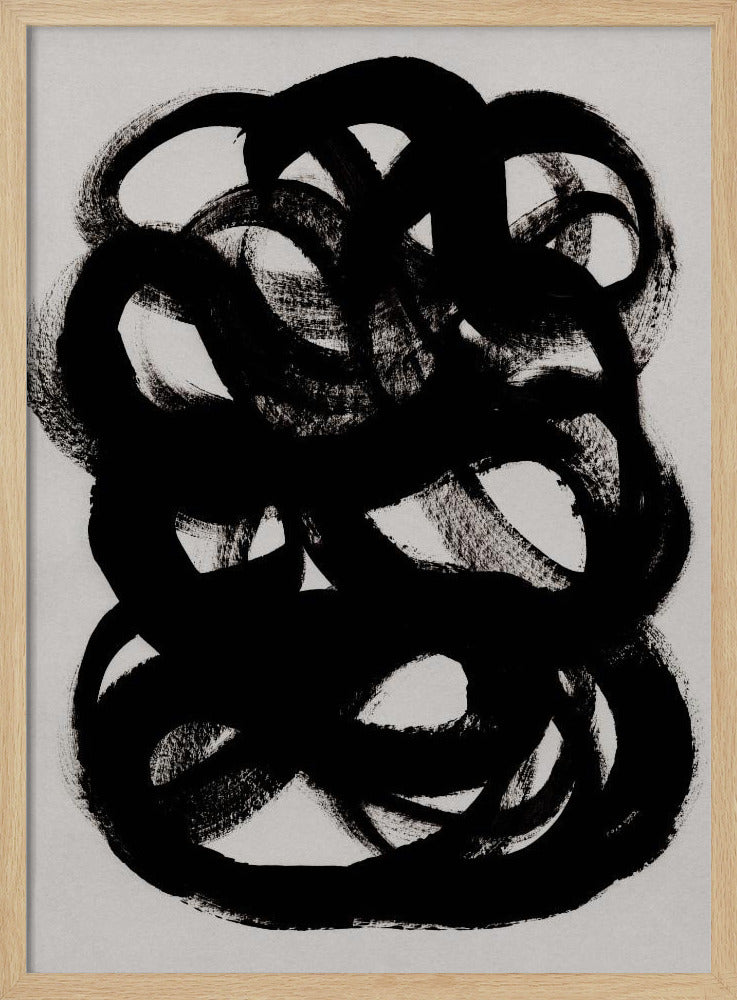 Abstract Brush Strokes 84 | Poster