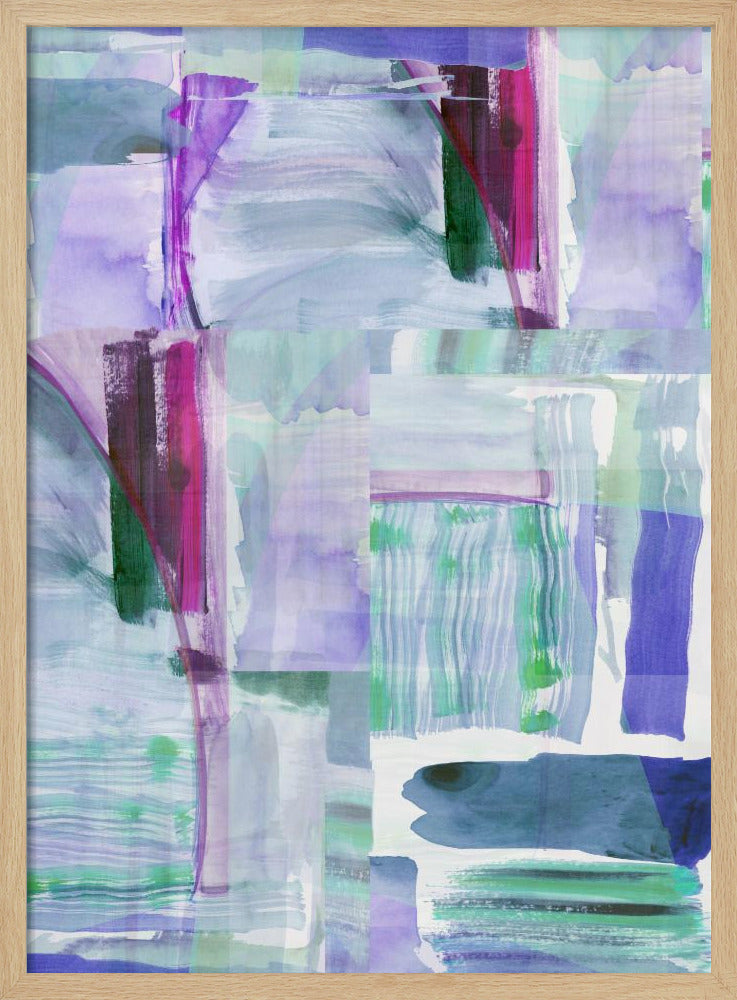 Pflaume Lila Flieder Abstrakt 1 | Poster