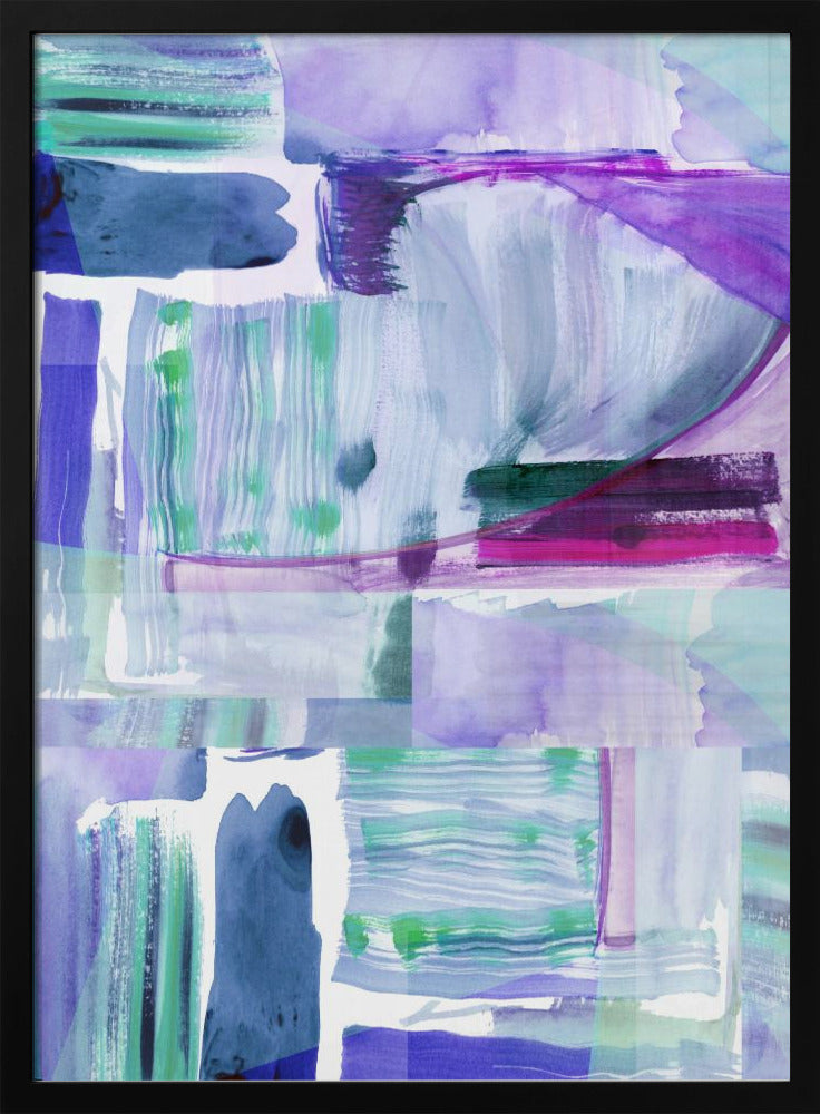 Pflaume Lila Flieder Abstrakt 2 | Poster