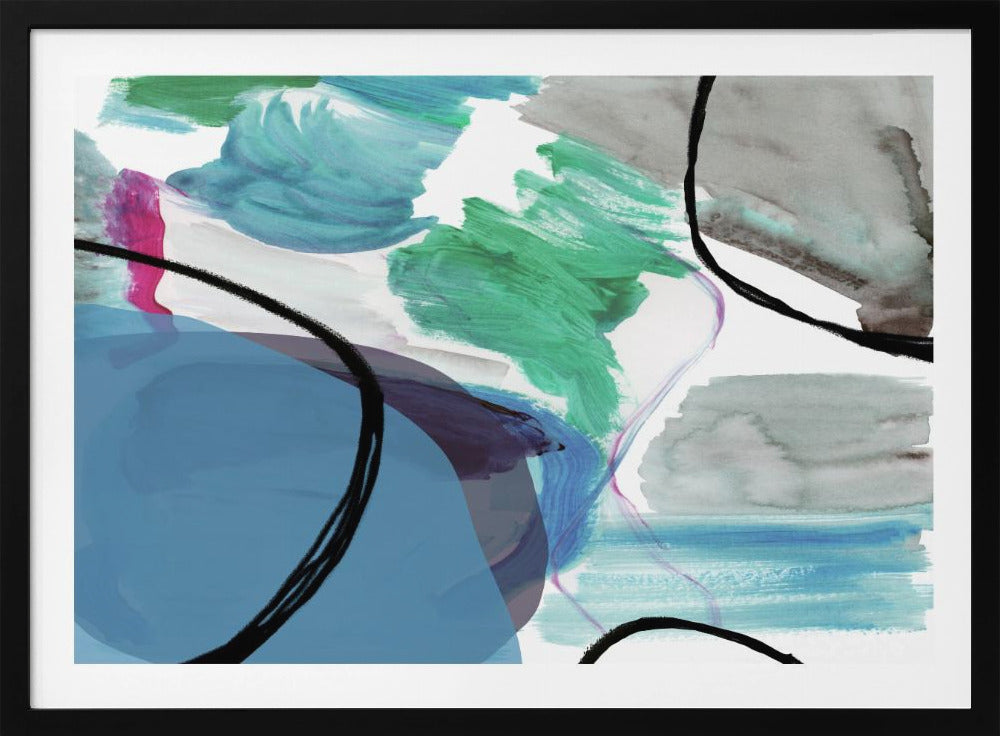 Fluid Abstract Shapes 2 | Poster