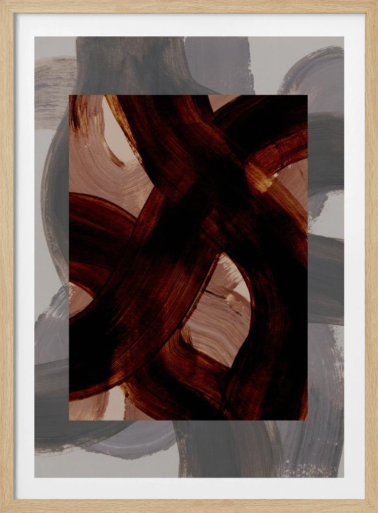 Abstrakte Pinselstriche 150 | Poster