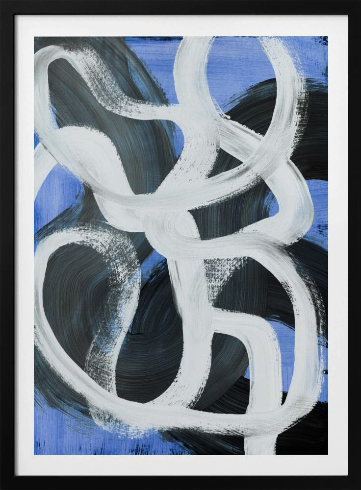 Abstrakte Pinselstriche 127 | Poster