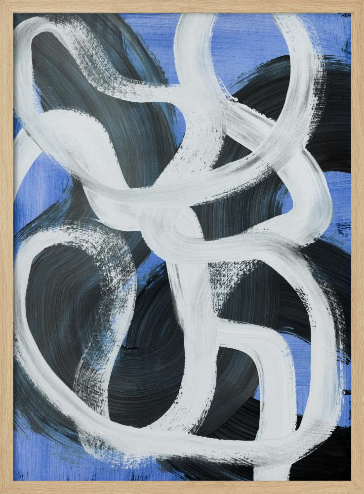 Abstrakte Pinselstriche 127 | Poster
