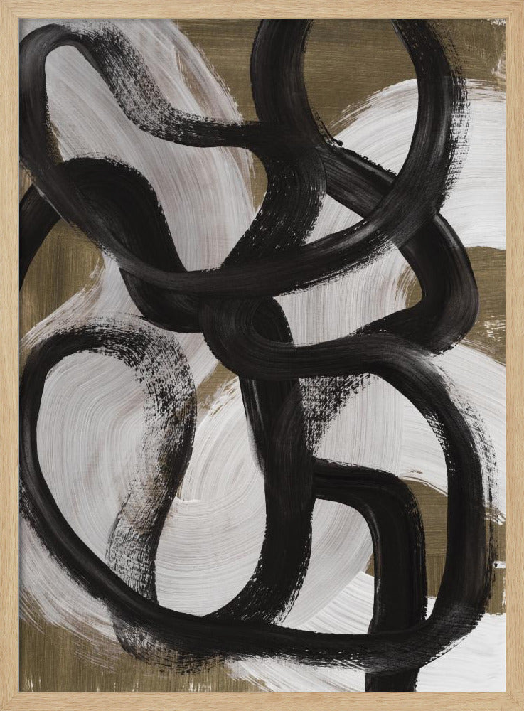 Abstrakte Pinselstriche 127X | Poster