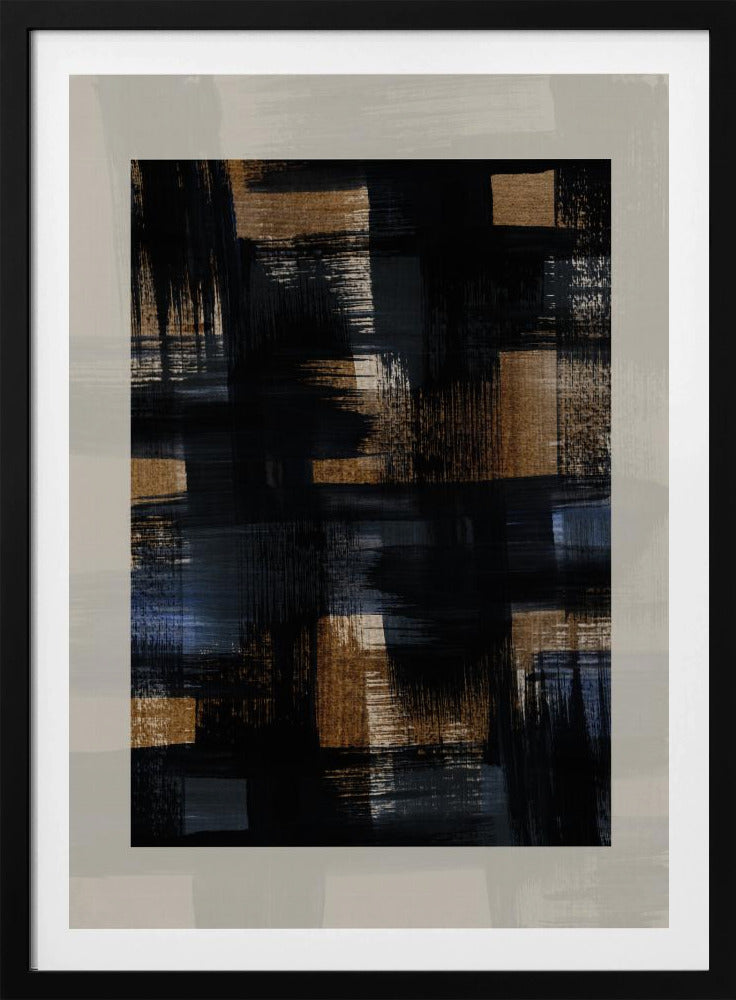 Abstrakte Pinselstriche 128X | Poster