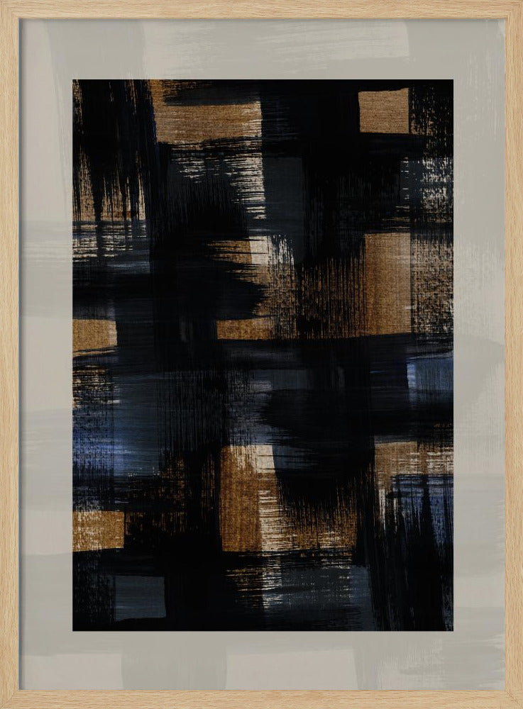 Abstrakte Pinselstriche 128X | Poster
