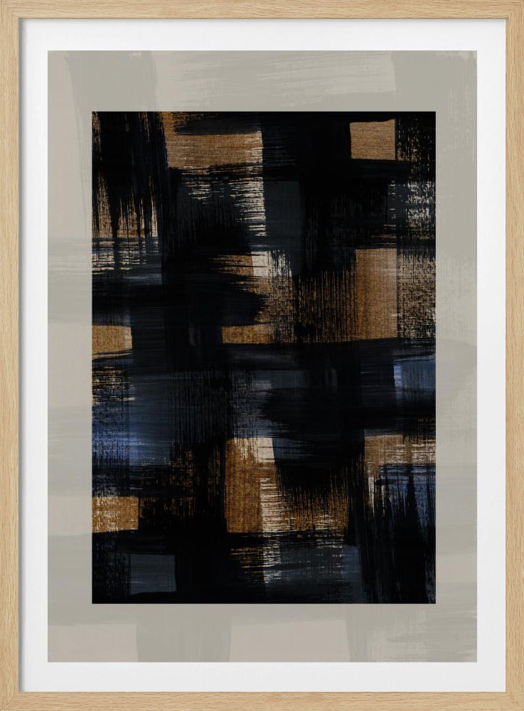 Abstrakte Pinselstriche 128X | Poster