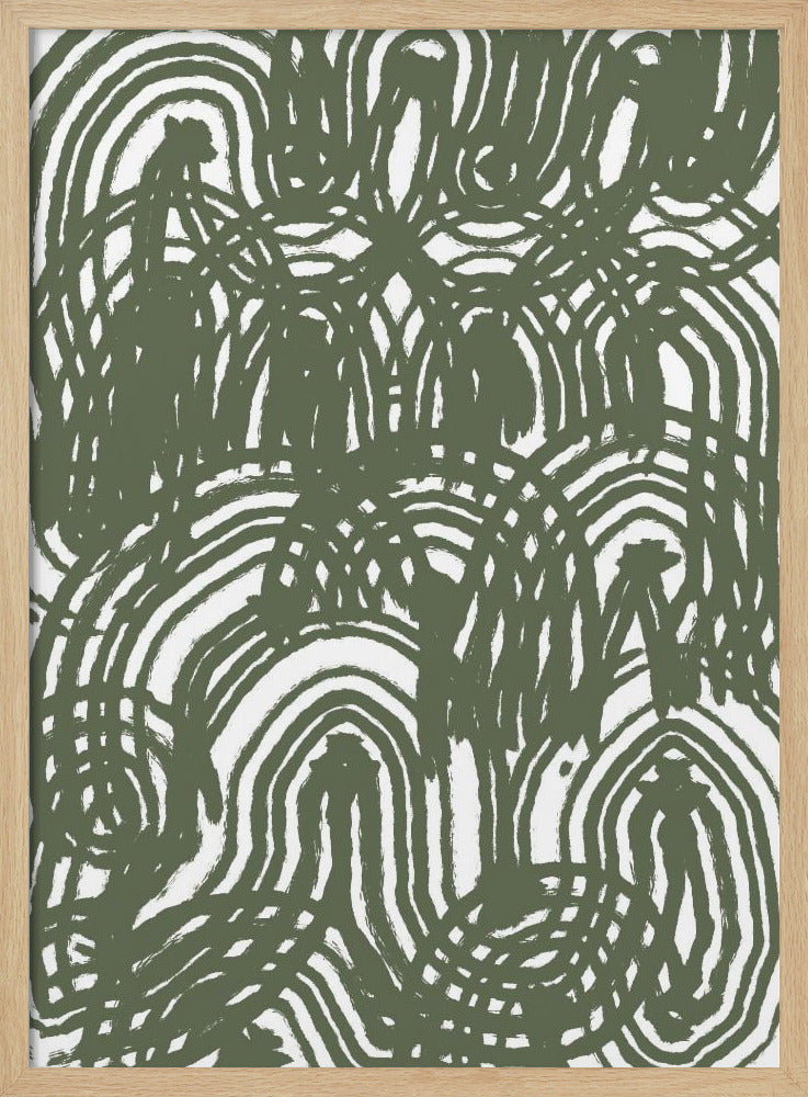 Grünes Muster | Poster