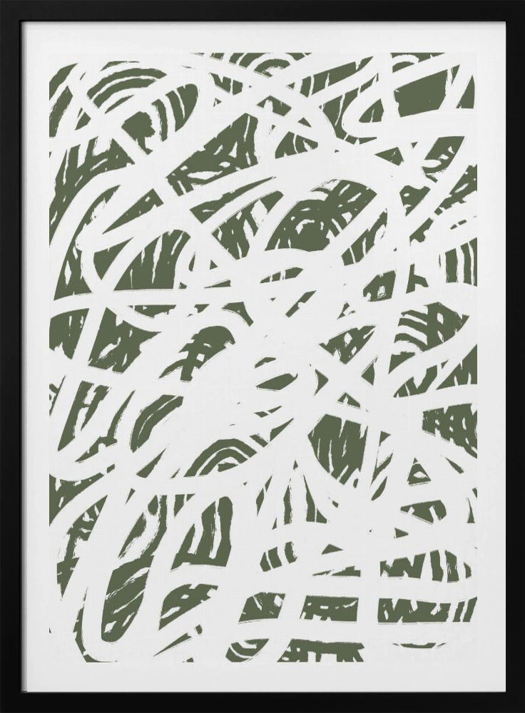 Abstraktes Grün | Poster