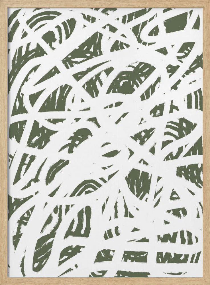 Abstraktes Grün | Poster