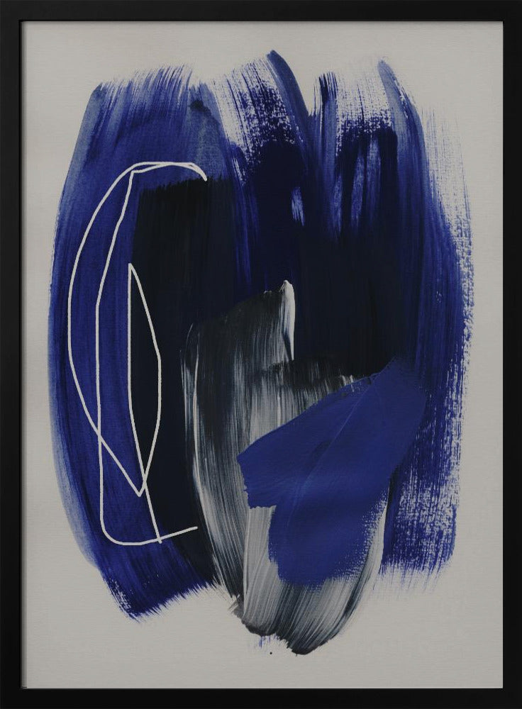 Abstrakte Pinselstriche 158 | Poster
