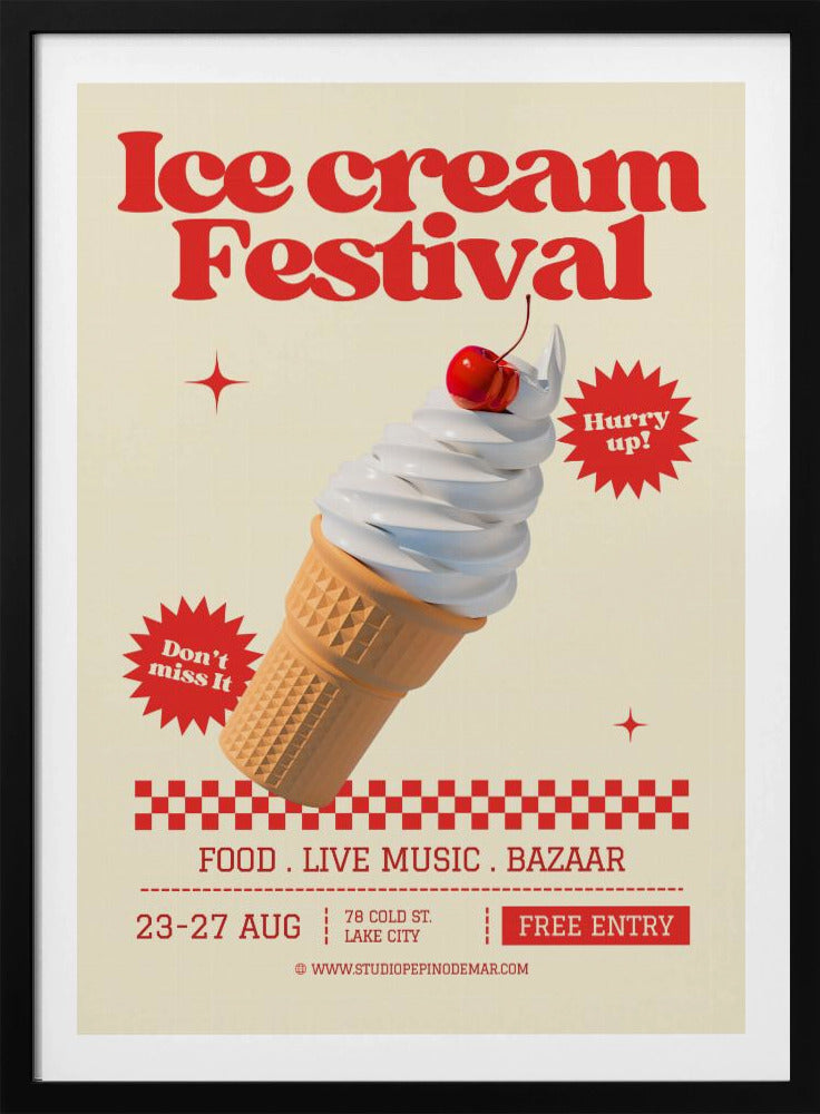 Eiscreme-Festival | Poster