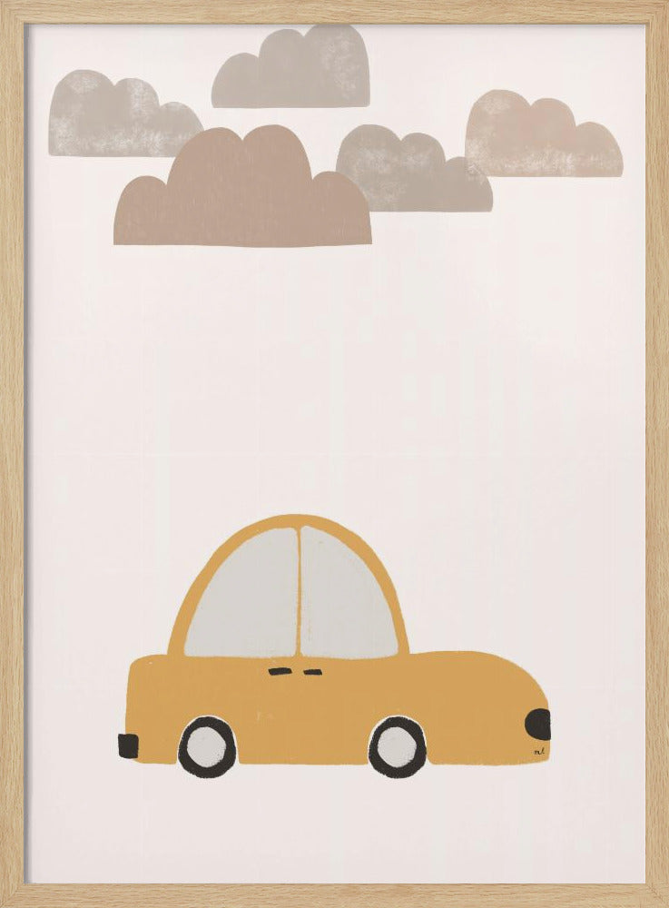 Gelbes Auto | Poster