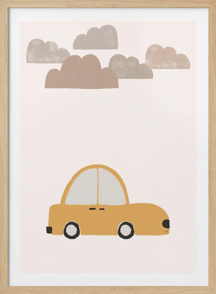 Gelbes Auto | Poster