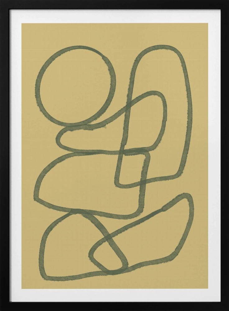 Strichzeichnung ABSTRAKT | Poster