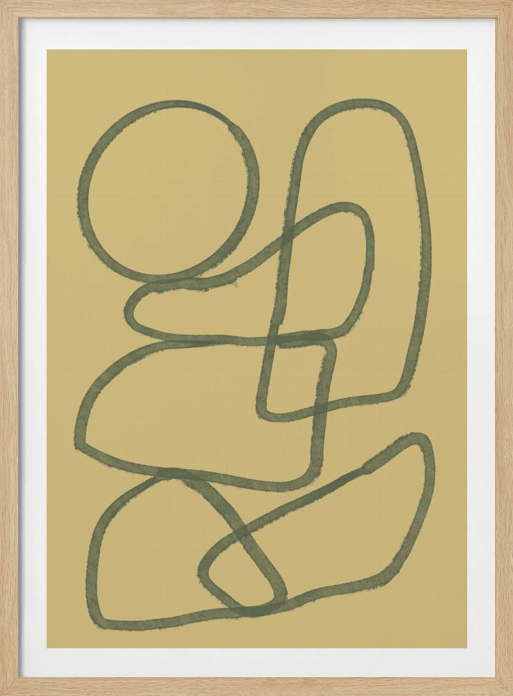Strichzeichnung ABSTRAKT | Poster