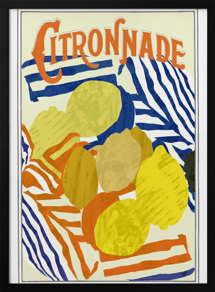 Citronnade Orange and Blue | Poster