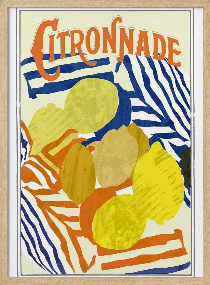 Citronnade Orange and Blue | Poster