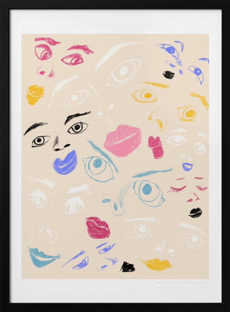 Pandc Faces Kopie | Poster