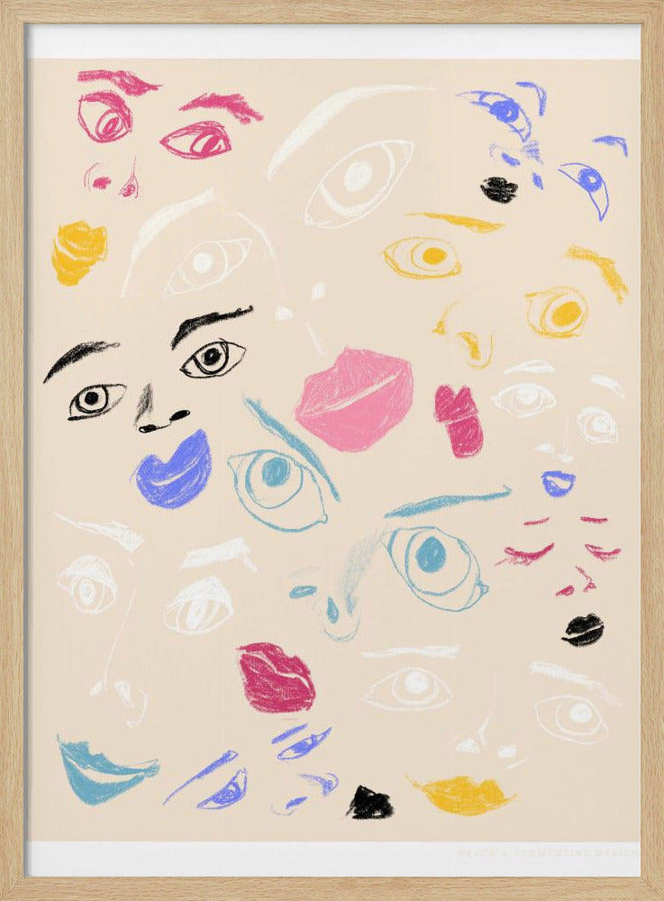 Pandc Faces Kopie | Poster