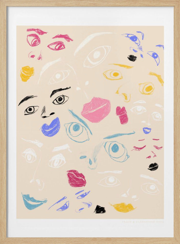 Pandc Faces Kopie | Poster