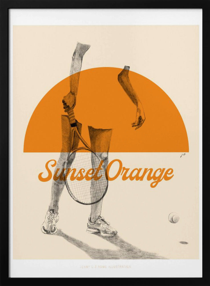 Sonnenuntergang Orange | Poster