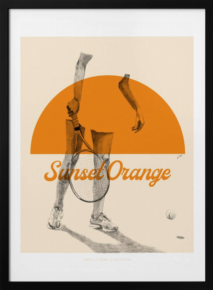 Sonnenuntergang Orange | Poster