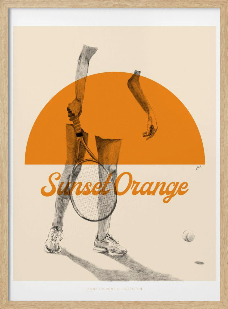Sonnenuntergang Orange | Poster