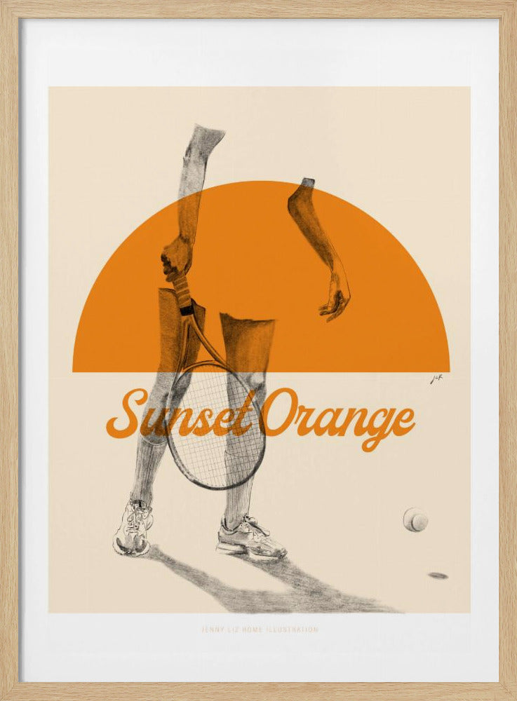 Sonnenuntergang Orange | Poster