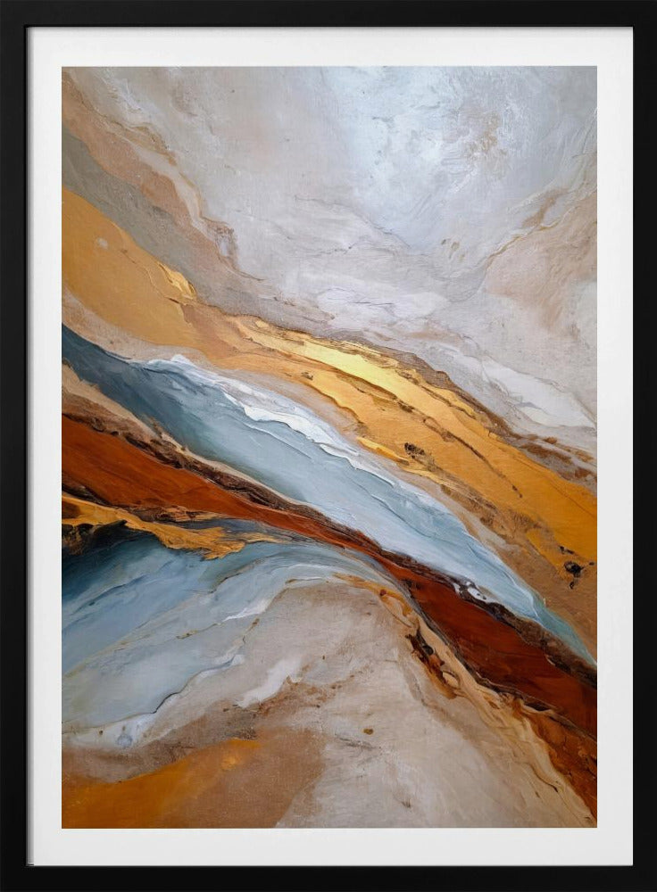 Goldene Horizontwellen | Poster