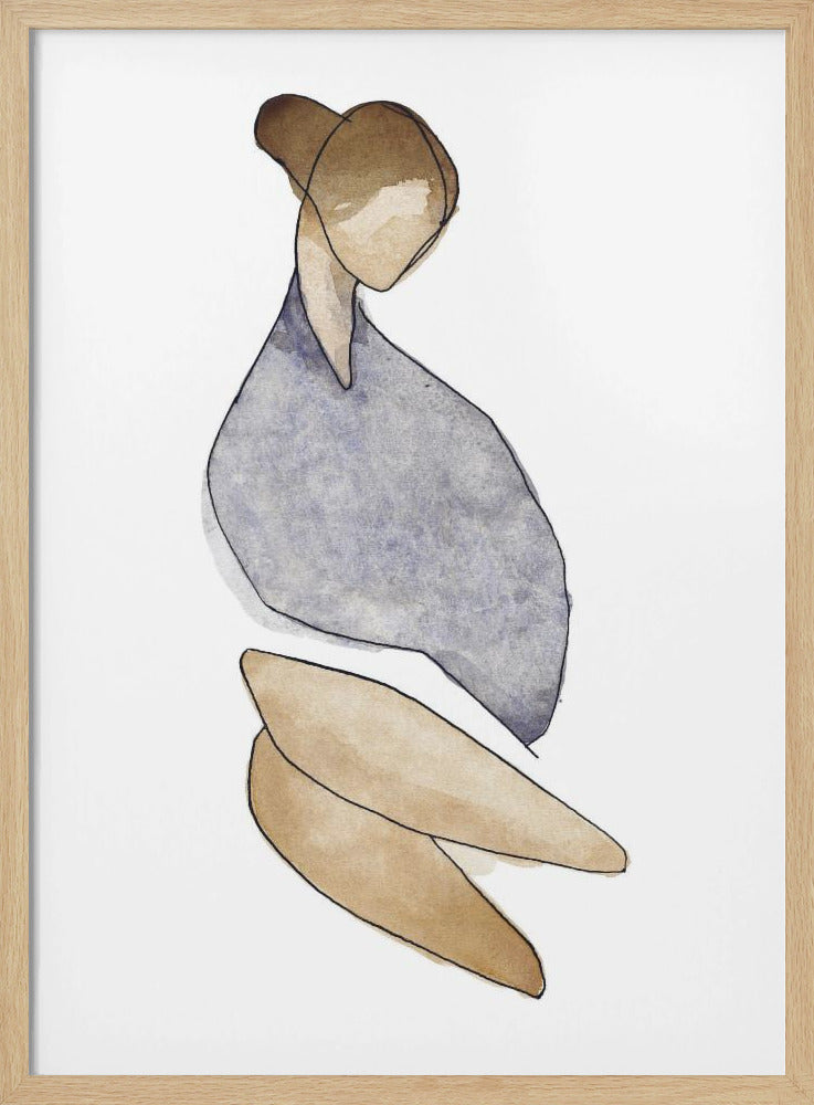 Sitzende Frau Nr. 11 | Poster