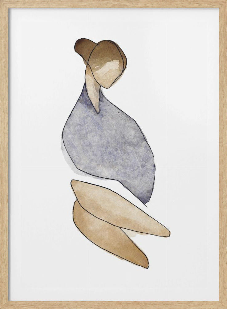 Sitzende Frau Nr. 11 | Poster