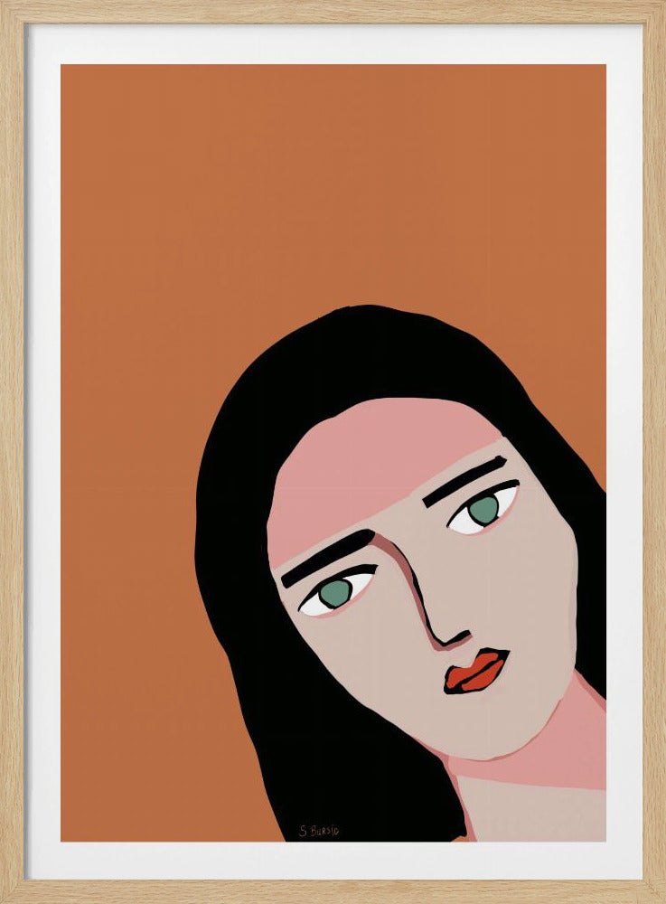 Dame beim Gipfeln | Poster