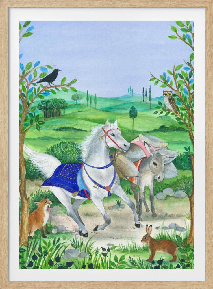 Die Harmonie von Natur und Tierleben, | Poster