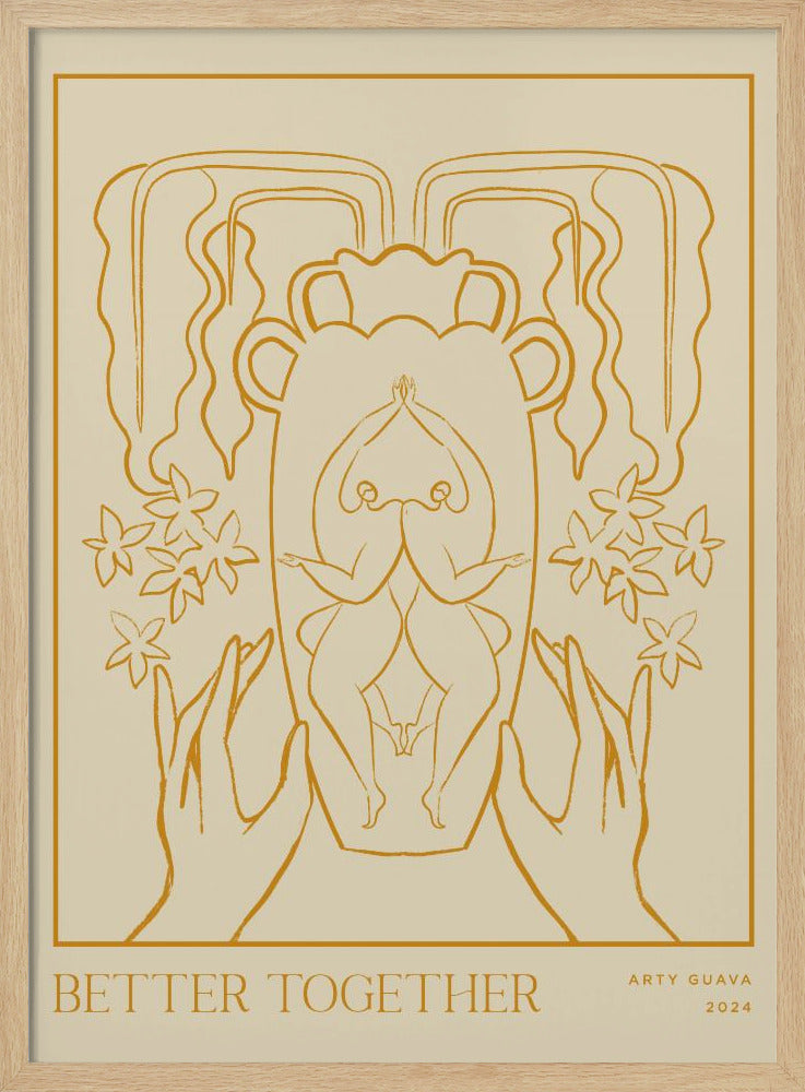 Vessel Collection: Gemeinsam besser (LineArt) | Poster
