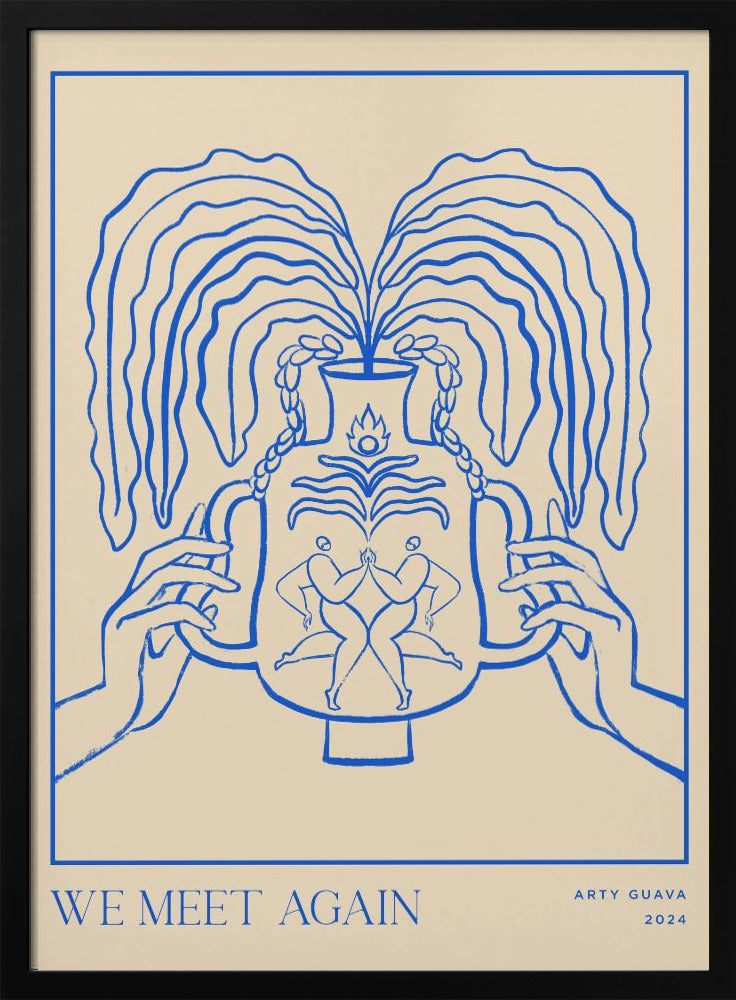 Vessel Collection: Wir treffen uns wieder (LineArt) | Poster